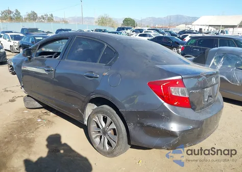 2012 Honda Civic Lx из США, поврежденный, VIN 19XFB2F50CE387227